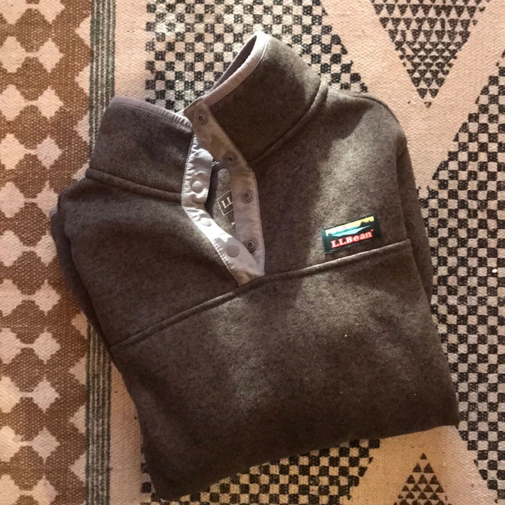 L.L. Bean Sweater Fleece Pullover